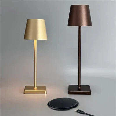 Įkraunama stalinė lempa pagal užsakymą belaidis įkrovimas